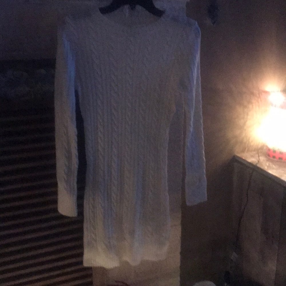 Cream sweater Dress